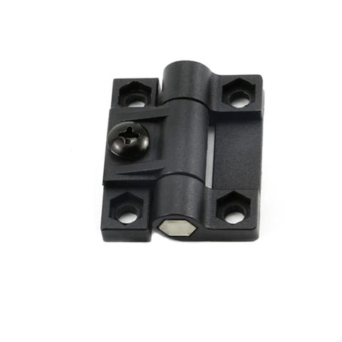 10 Pack Adjustable Torque Door Hinge 43mmx36mm Black Plastic With 4 Countersunk Holes Position Control For Doors Built Tough Durable Corrosion