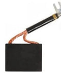 Spare carbon brush kit (pack of 2) BP5031A01SP for CDP3603 and 36P181z207 motors