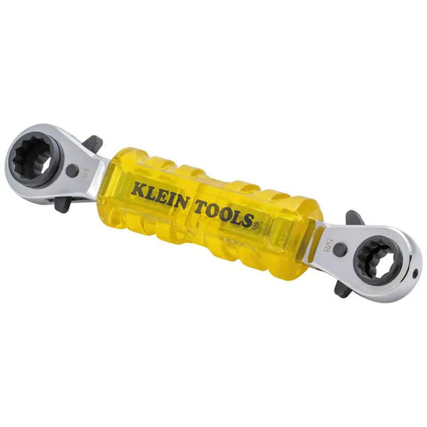 Lineman Insulating 4-In-1 Box Wrench With See-Through Handle 1000V Rated Includes 1/2 9/16 5/8 And 3/4 Inch Sockets