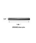 Stainless Steel Prop Drive Pins 2092600 For MKP2 MKP3 MKP6 MKP7 MKP25 MKP37 1.06 Inch By 0.125 Inch 20 Pack Go To Replacement Trolling Motor Pins High Wear Resistance