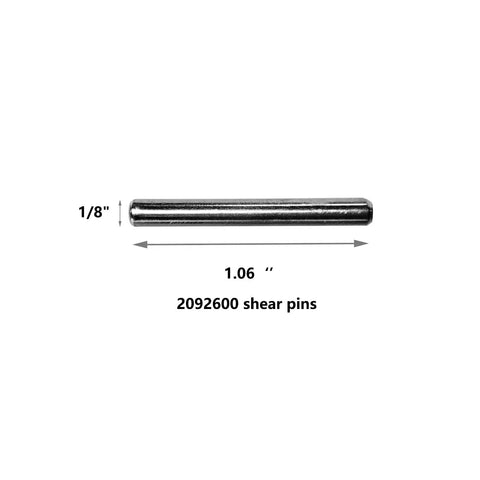 Stainless Steel Prop Drive Pins 2092600 For MKP2 MKP3 MKP6 MKP7 MKP25 MKP37 1.06 Inch By 0.125 Inch 20 Pack Go To Replacement Trolling Motor Pins High Wear Resistance