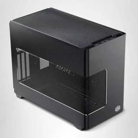 NR200P V3 Mini ITX Case Dope Compact Build With Top Mount 280mm Radiator, Mesh Side Panel, vertical view