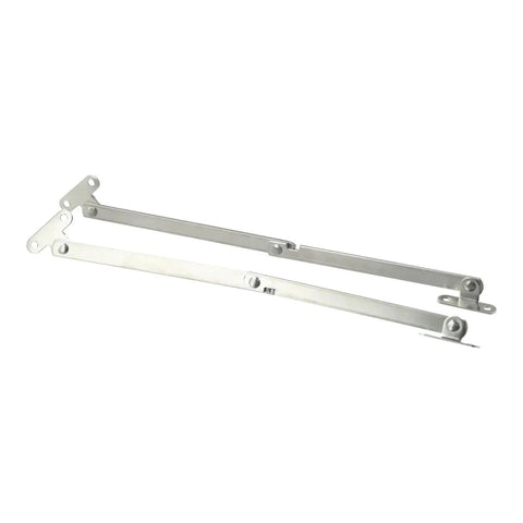 Two Pack Stainless Steel Cabinet Door Lift Up Stay Hinges For Cupboards And Furniture Built Tough Durable Supports