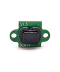Zero Hangup Laser Distance Sensor With Time Of Flight ToF And Spad Tech 10 To 240 Cm Mid Range Module, compact green circuit board.