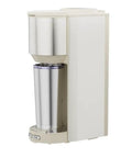 Side view of Automatic Coffee Maker With Built In Grinder Compact Portable Insulated Cup All In One Home Barista Setup