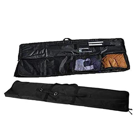 Open House Feather Flag Banner Kit With 15 Ft Pole System packed in travel bag, showcasing portability for real estate agents.