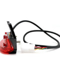 Ultra Bright 12V E Bike Taillight With Turn Signals And Brake Function For Night Rides Enhanced Safety System Reduces Accident Risk, red ABS rear light