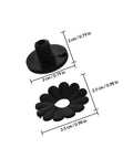 Deck Out Your Patio Setup With Slick Patio Umbrella Tip Caps And Canopy Protectors As Tough Replacement Parts For A Quick Repair Job And Scratch Shielding Using Heavy Duty Rubber Cushion Inserts To Keep Your Garden Gear Looking Fine All Season Long, durable black rubber tip caps and inserts.