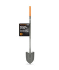 60-Inch Pro Garden Shovel For Digging, Heavy-Duty Steel Spade With Straight Handle, Ergonomic Tool Displayed Vertically