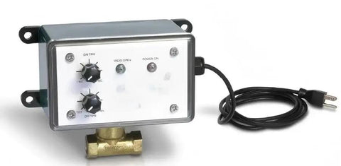 Top Shelf Electric Air Compressor Tank Drain Valve Designed To Kick Rust And Gunk Out Of Receivers With Timer Control 1/4 Npt 120 Volt Nema 4 Wall Mount Setup, 2 knobs and plug included.