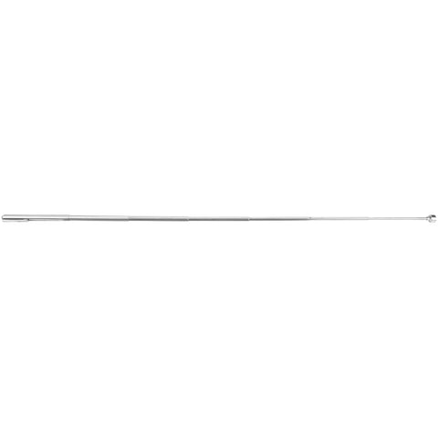 Magnetic Pick Up Tool With 3 Lb Pull And 25 Inch Extendable Reach For Grabbing Lost Parts, ideal auto shop and DIY repair gear, silver finish.