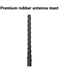 Shorty 7 Inch Spiral Flexible Rubber Truck Antenna For GM GMC Chevy Trucks Optimized AM FM Radio Reception Low Profile Mast Durable