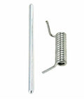 Two Pack Hinge Pins And Torsion Springs Combo For Lawn Care Gear Replacement, silver hinge pin and torsion spring