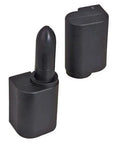 Nylon Lift Off Hinges Offset Type A For Left Opening Doors Concealed Mount Free Swinging Glass Filled Nylon Corrosion Resistant Black Finish