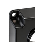 Close-up of the Beast Mode DC Hall Effect Current Sensor Module metal housing, showcasing durable black finish and mounting hole.