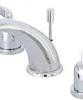 8 To 16 Inch Widespread Bathroom Faucet In Polished Chrome, Durable Brass And Zinc Alloy Build, Duraseal Washerless Cartridge