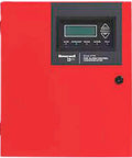Heavy Duty Addressable Fire Alarm Control Panel For Commercial Buildouts And Industrial Facilities in red with digital display.