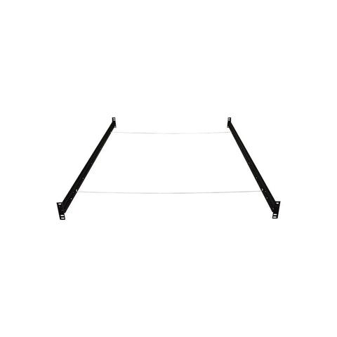 Heavy Duty Metal Bed Rails For Twin And Full Beds 75 Inch Long Bolt On Support Braces on a white background.