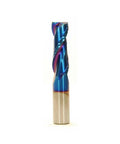 Top Shelf One Half Inch Spiral Upcut Router Bit With Advanced Blue Ceramic Nanocoating And One Point Five Inch Cut Length for precise woodworking.