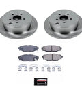 Beefed Up Rear Brake Kit With Z17 Ceramic Pads And Rotors For Subaru BRZ 2013-16 Forester 2009-13 Impreza 2008-14 Legacy 2010-14 Outback 2010-14 Full Rear Disc Brake Replacement Set