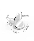 Heavy Duty Zinc Plated Shelf Brackets For Wall Mount Storage pin with dimensions shown in mm