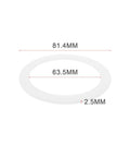 Stovetop Espresso Maker Silicone Gasket Six Pack Replacement Seal Ring Compatible With Bialetti Moka Express 9 Cup Imusa BC 9 Cup Models