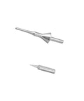 2-piece Aluminum Pitot Tube with Angle of Attack Sensor for F14 and F16 Model Aircraft Realistic Hobby Upgrade Kit