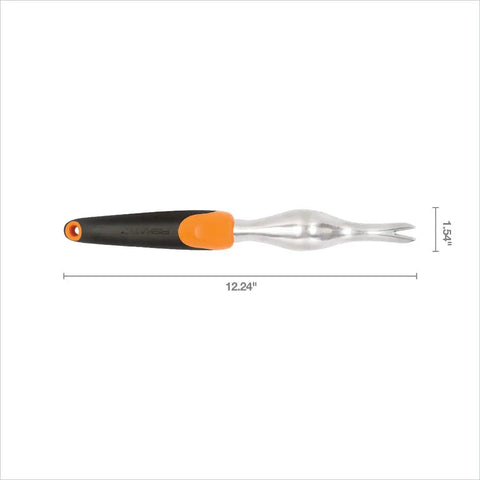 Ergo Weeder Tool For Weeding, Heavy Duty Gardening Hand Tool With Ergonomic Handle And Hanging Hole, Cast Aluminum Angled Head Delivers Precision Weeding