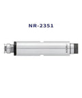 Kickass Precision 50000 Rpm Water Cooled Spindle Featuring A Rock Solid Split Architecture And Premium Angular Contact Bearings For Serious Cnc Routing And Heavy Duty Shop Jobs, sleek silver design with threaded end.