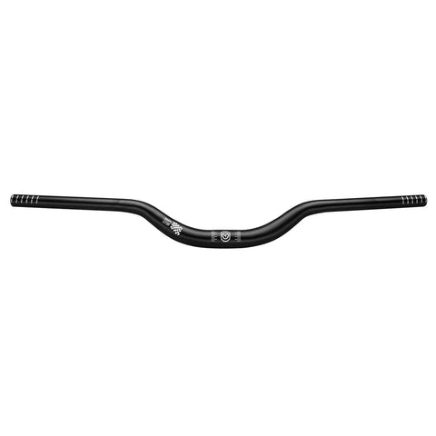 Smpl Mountain Bike Handlebar 31.8mm Diameter 50mm Rise 720mm Width Aluminum Alloy Black Built For Precision Steering And Ride Ready Grippy