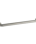Traditional 24 Inch ADA Compliant Grab Bar with Smooth Round Contours, No Slip Grip Safety Handrail in Brushed Nickel
