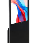 Slide A Slick 43 Inch Digital Display Advertising Floor Stand Into Your Spot For Legit 1080p Lcd Quality with slim black design.