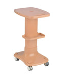 No-Fret Rolling Utility Cart With Ultra-Silent Caster Wheels Sturdy ABS Construction for organizing beauty tools and supplies.