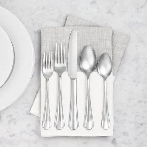 Stainless Steel Dinner Forks, Dishwasher Safe, Scalloped Edge, Well Balanced Weight, Silver Finish, Pack Of 12, Ideal For Home Dining Or Restaurant