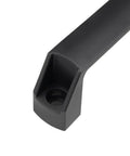 Close-up of Black Plastic Pull Handles 150Mm Hole Centers For Luggage And Equipment, 170Mm Overall Length, 2 Pack