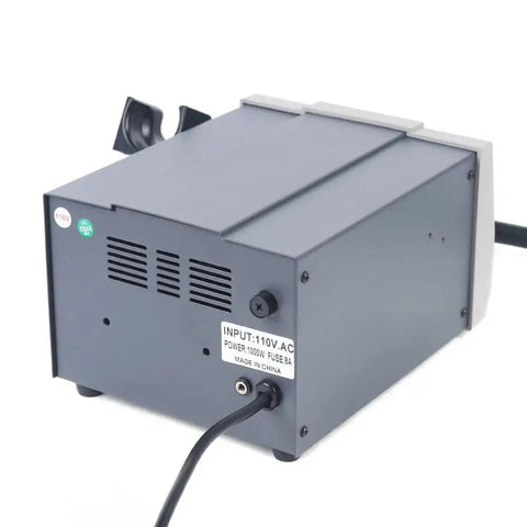 Back view of Dope Pro Grade Hot Air Rework Station Handheld 1000W Digital Heat Gun For SMD Rework And Soldering