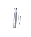 Single bolt from 24 Pieces Cam Lock Fittings Set For Heavy Duty Furniture Connectors, 1.57 inches length, iron construction, anti-rust finish.