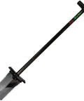 NX-5 31 Inch Long Handle Black Tempered Steel Shovel for heavy duty digging and cleanup with durable blade and classic design.