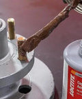 Applying Copper Anti-Seize Lubricant Workhorse Brush-Top Bottle 1 Lb High Temp Up To 1800F to metal threads to prevent seizing