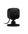 Black Mini Indoor Plug In Smart Security Cam with 1080P HD Video Night Vision Motion Detection Two Way Audio, Works With Alexa