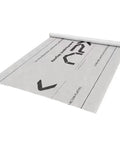 Top Shelf Synthetic Roof Underlayment Roll Measures 48 By 250 Feet covering waterproof vapor barrier for shingles and metal.