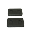Premium Parking Mechanical Foot Brake Pads Beefed Up Specs For Arctic Cat 250 300 500 550 700 1000 Models, rugged black pads.