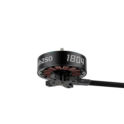Ultra Lightweight Brushless Motor For 3.5 To 5 Inch FPV Drones 1804 2450KV Or 3450KV with screw accessories, side view