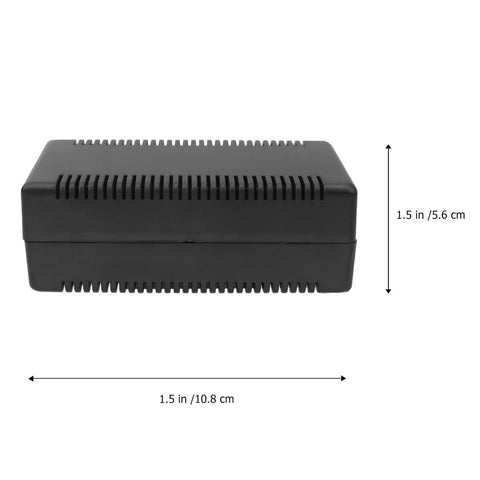 Sturdy Black Abs Plastic Junction Boxes For Electrical Components featuring Dust Proof Button Design With No Screws, 1.5 in size.