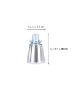 Rock Solid Stainless Steel Spring Loaded Plunger Pin With Pull Ring For Cabinet Doors And Screens Smooth Retractable Toggle Latch 0.6 x 0.7 in
