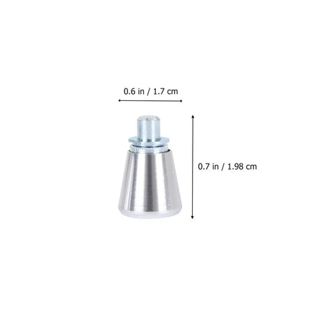 Rock Solid Stainless Steel Spring Loaded Plunger Pin With Pull Ring For Cabinet Doors And Screens Smooth Retractable Toggle Latch 0.6 x 0.7 in