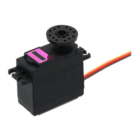 Dead Nuts Tight Heavy Duty Digital Metal Gear Servo Built Mean And Ready To Rip With Plug And Play Setup, black and purple, for drones and rc buggies.