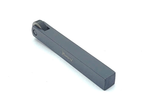 Single knurling tool from Set Of 3 Knurling Tools For Lathe And Metalworking Pro Grade Heavy Duty Precision Knurling Wheels With Straight Line Pattern Ready To Roll For Machinists Model Makers And Lathe Projects.
