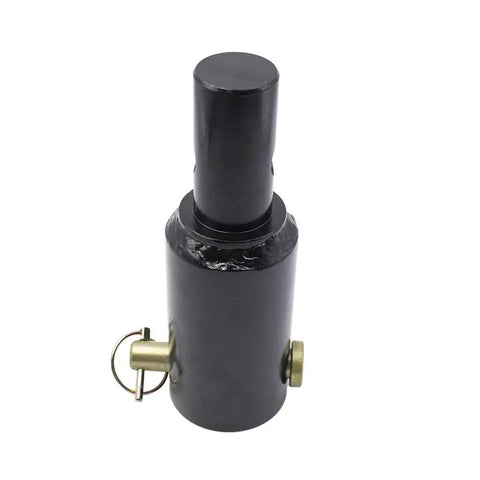 Heavy Duty Auger Adapter Converts Two And Nine Sixteenths Inch Female Round To Two Inch Male Round Shaft With Bolt Pin