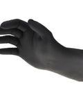 Extra large Heavy Duty Black Nitrile Work Gloves provide killer snag resistant grip for automotive or kitchen use.